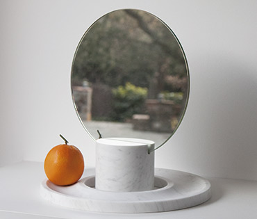 Sun Mirror - a perfect vanity mirror -mirror and ring tray